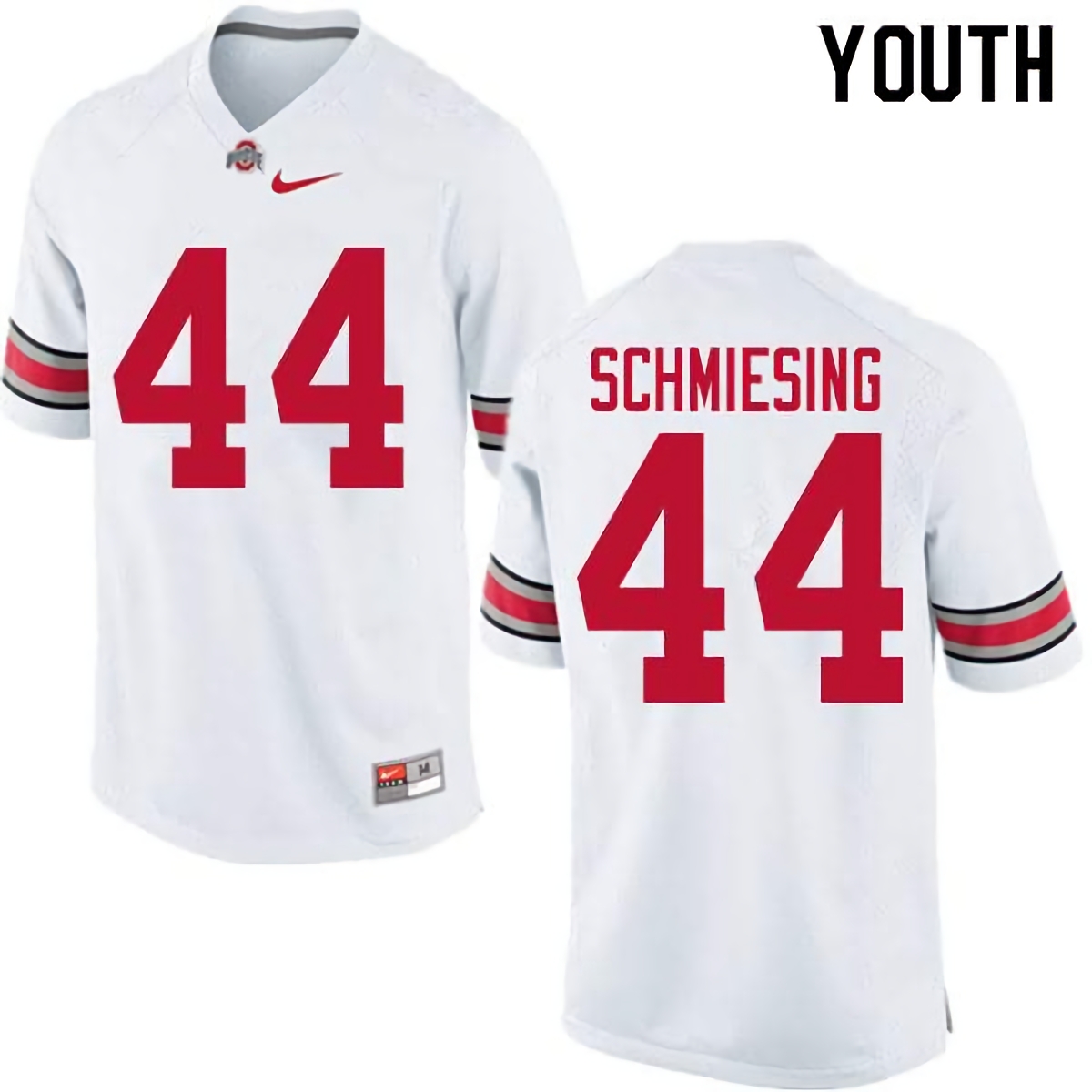 Ben Schmiesing Ohio State Buckeyes Youth NCAA #44 Nike White College Stitched Football Jersey EPM8656PM